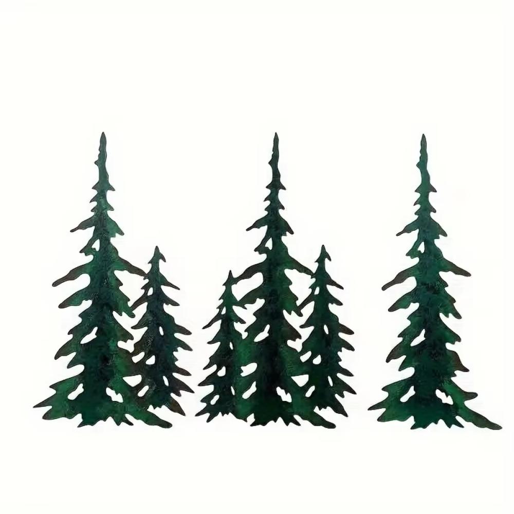 1pcs/2pcs/3pcs Metal Wall Art Christmas Indoor Decor, Outdoor Wall Art, Tree Wall Decor, Christmas Home Metal Art Living Room