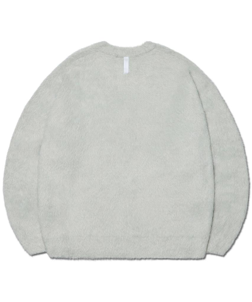 Nomaenyueol Fuzz Hairy Knit - Seafoam