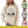 European-Style Plus Size Loose Round Neck Sweatshirt