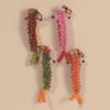 Cute Handmade Bead Fish Backpack Bag Zipper Pendant Hanging Decoration Girls Student Keychain Hangings DIY Accessories Ornaments