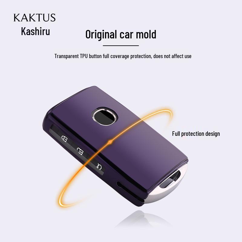 KAKTUS Key Case for 2019 Mazda 3 Axela Remote Shell