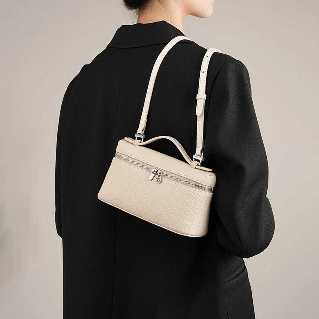 Moda feminina Lichia Padrão Lancheira com Bolsa Simples Bolsa Mensageiro