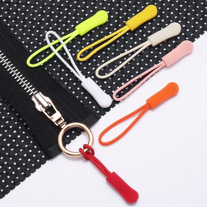 Available: Black Detachable Zipper Pull Lanyard with Silicone Rope.