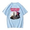 Atomic Heart USSR Game Twins Robot O Neck T Shirts Unisex Cotton High Quality EU Size Tshirt Unisex Streetwear Tshirt Male