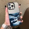 The Natural Beauty Of Lakes And Mountains Laser Phone Case For iPhone 15 14 Pro Max Plus 16 13 12 Mini 11 Pro Max Back Covers