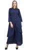 Phagun Asymmetrical Kurta Kurti Solid Beige Indian Clothing With Palazzo
