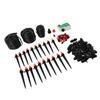 Drip Irrigation System Kit Automatic Watering System with Water Timer for Greenhouse Garden Lawn