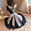 Sexy lingerie pleated maid maid sweet cute apron cosplay uniform set 410
