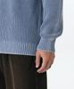 MUSINSA STANDARD Pigment Ribbed Crew Neck Knit [Blue]