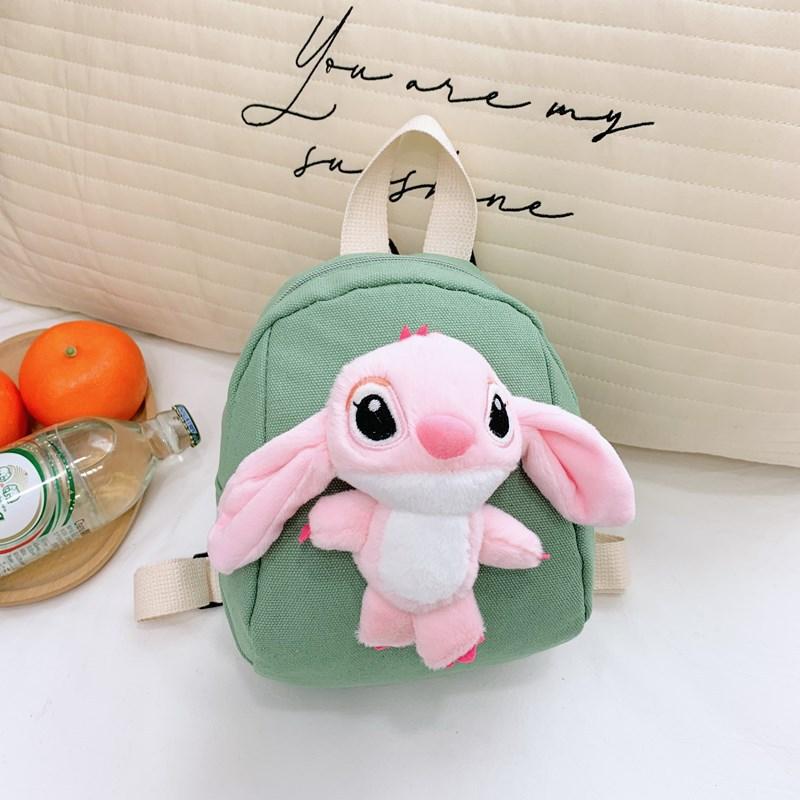Kindergarten Baby Small Schoolbag Cartoon Cute Three-Dimensional Plush Doll Boys And Girls Backpack Children'S Backpack