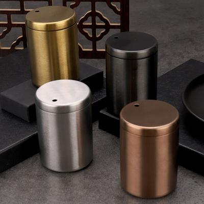 1pcs Stainless Steel Metal Toothpick Holder Novelty Toothpick Fruit Fork Storage Box for Table Kitchen and Party