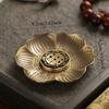 Plum Blossom Incense Stick Holder, Flower Shaped Metal Incense Burner, Craft Ornament for Spa, Yoga, Meditation, Home Decor