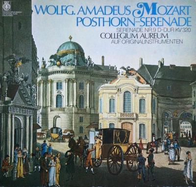 LP Record FRANZJOSEF MAIER COLLEGIUM AUREUM  Serenade Nr9 Ddur K320 Posthorn  659011 ORBIS 1976 Germany Classical Used
