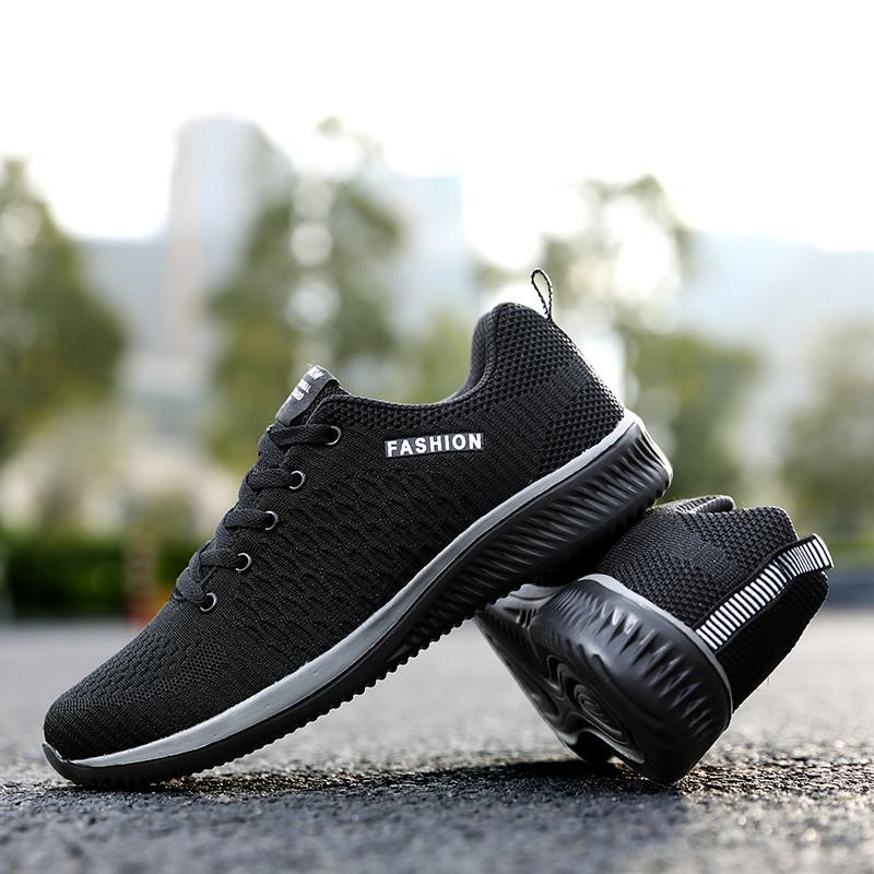 Sports Shoes Men's Shoes Mesh Shoes Lightweight and Breathable Sneakers Running Shoes Travel Shoes Anti-slip and Wear-resistant Single Shoes