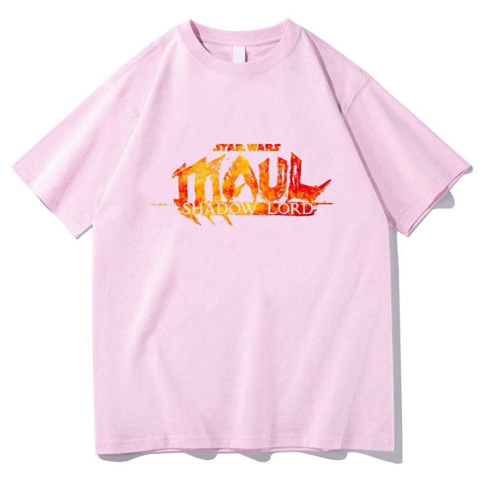 Star Wars Maul Shadow Lord Logo T Shirts Unisex Comfortable Cotton Tees Fashion Pattern Clothing Casual High Street Clothes