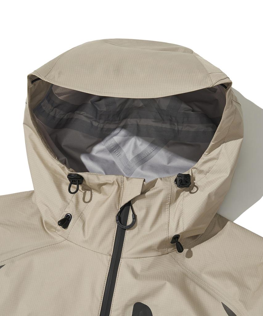 Welter Experiment 3Layer Slit Reflective Hard Shell Jacket_Cream_Wol064