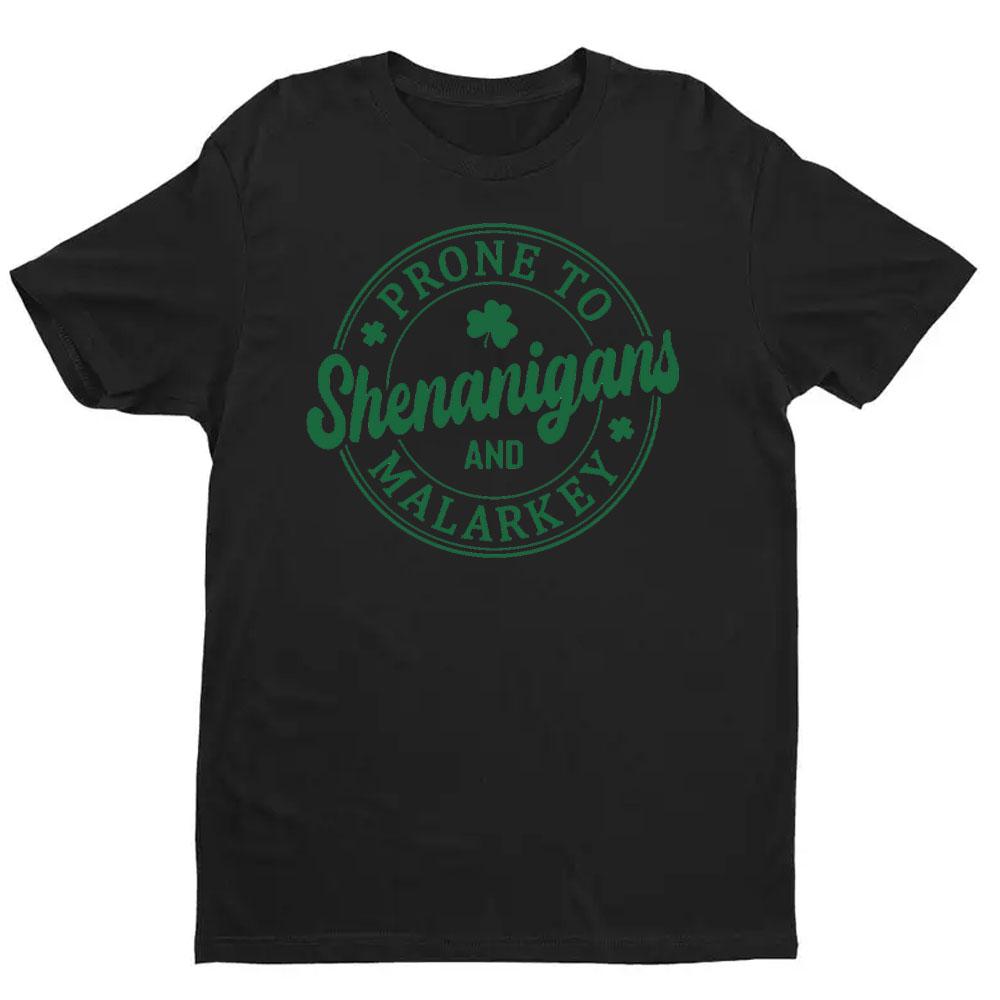 Womens St Patricks Day Shirts Let The Shenanigans Begin Shirt Lucky T Shirt graphic t shirts