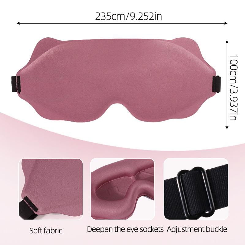 Maschera per Dormire Mascherina per Occhi Benda Occhi Maschera Occhi Leggera da Viaggio per Maschera per Occhi 3D Maschera per Dormire Cerotto Notturno per Dormire Maschera per Occhi Portatile