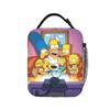 Anime S-Simpsonss Cartoon Insulated Lunch Bag for Men Women Food Bag Portable Thermal Cooler Lunch Boxes For School Office