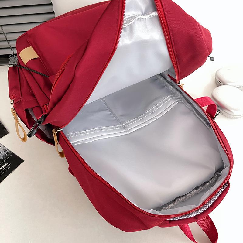 Large-capacity Backpack School Bag for Primary and Secondary School Students, Simple Harajuku Bag