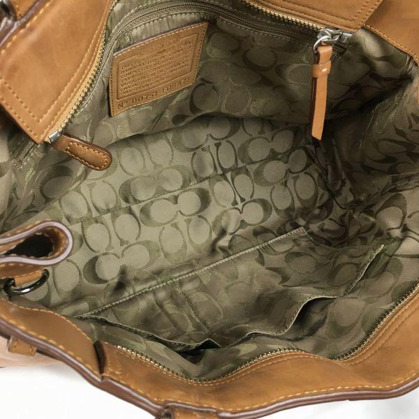 Coach Handtasche aus Leder Braun mit Quaste(GEBRAUCHT)