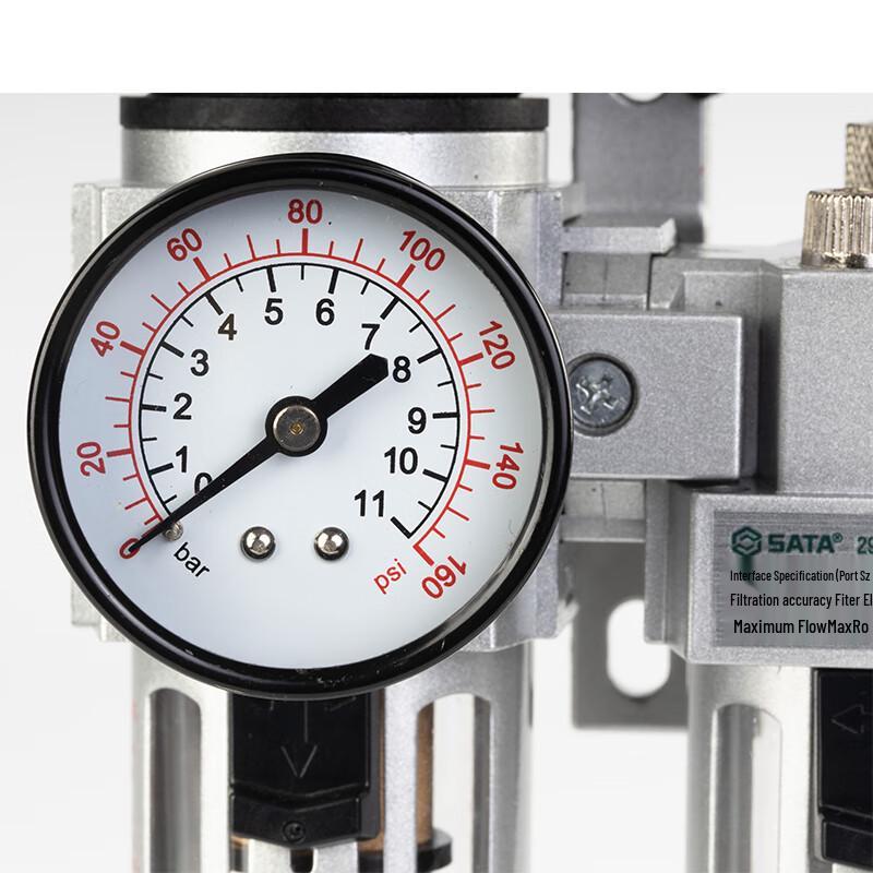 SATA Pneumatic Air Filter Regulator with Oil-Water Separator