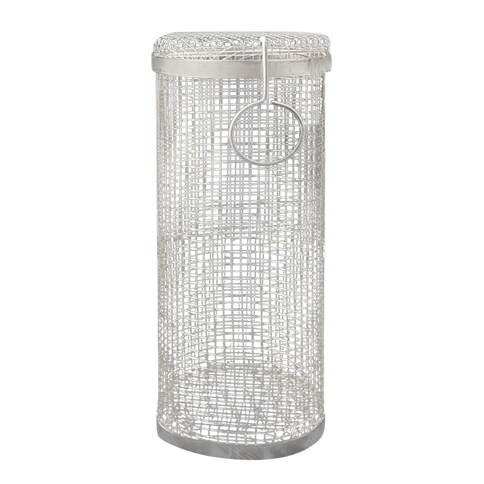 Stainless BBQ Grate Outdoor Round BBQ Grill Mesh Picnic Cookware One Size