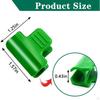 50Pcs Greenhouse Clamps Plant Clips, Film Row Cover Netting Tunnel Hoop Clip for Season Plant Extension Support