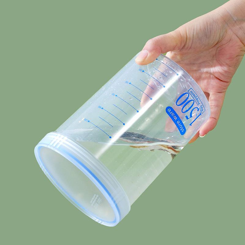 Transparente Vorratsgläser mit großem Fassungsvermögen und Verschluss, feuchtigkeitsdichte Küchen-Aufbewahrungsboxen für Müsli, luftdichtes Lebensmittelglas aus Kunststoff