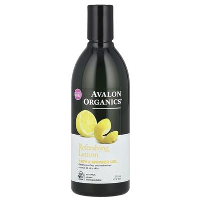 Bath & Shower Gel, Lemon, 12 Fl Oz (355 Ml)