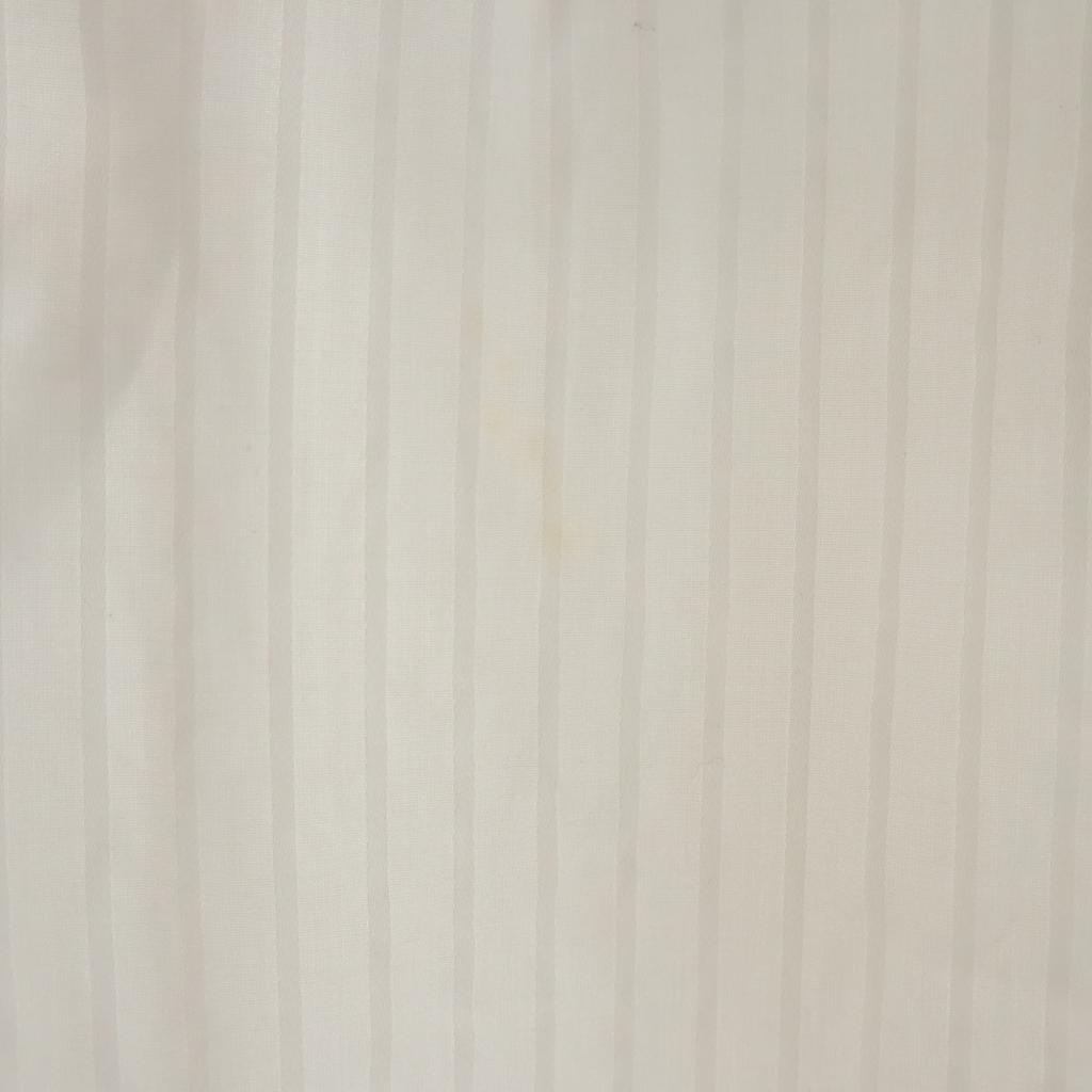 Lanvin Made In Japan Striped Pattern Long Sleeve Shirt 41-80 White Men's Used