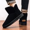 Herren Mode Baumwolle Neu High Top Winter Lässig Anti-Rutsch Abriebfest Dicke Sohle Schuhe Plüsch Komfort Dicke Schnee Trend Stiefel