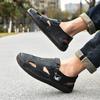 Fashion 2025 New Men's Beach Fashion Sandals Lightweight Male Mens Slip on Shoes Walking Travel Non-Slip Flats Outdoor Summer Footwear
