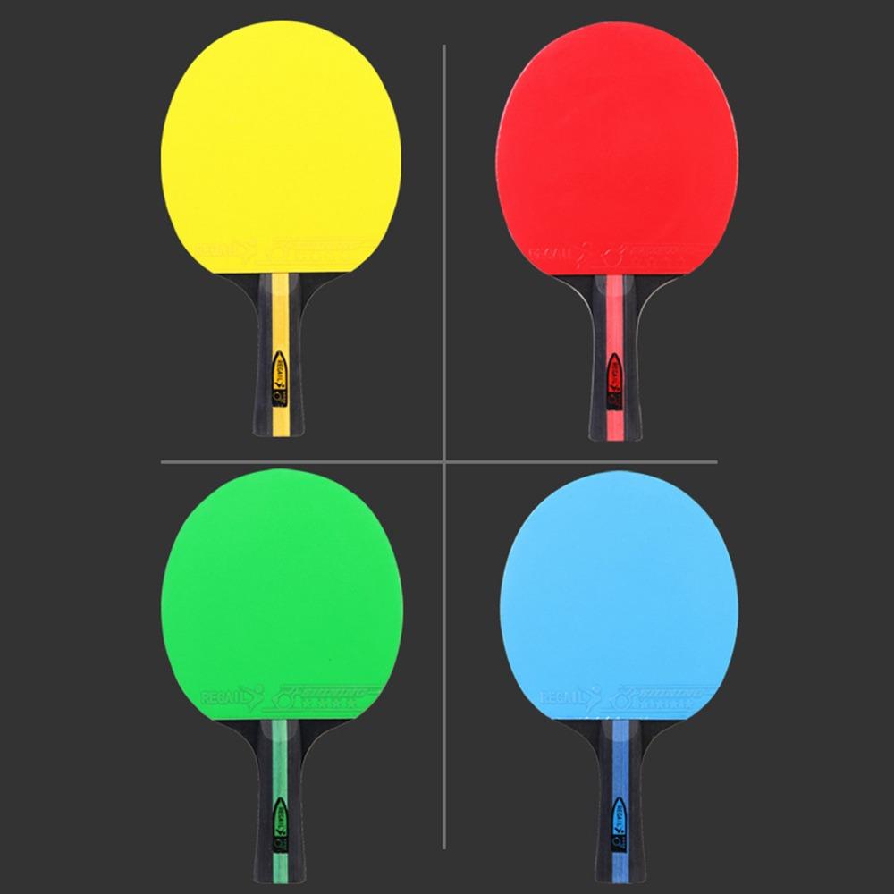 Double Sided Table Tennis Set Colorful Table Tennis Racket Ping Pong Rackets Casual Training