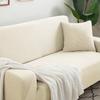 Cover For A Sofa Bed, Single-Seater Sofa, Cream Jacquard