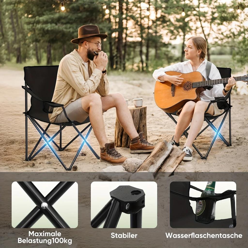Camping Chair Folding Chair, With Cup Holder, Camping Chair Foldable, For Outdoor, Sports, Beach, Fishing, Oxford Garden Chair