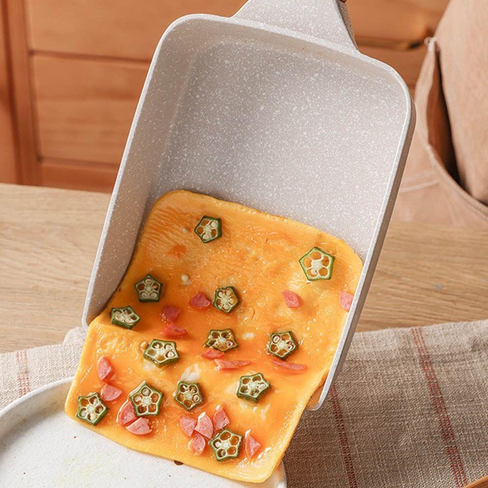 Nonstick Coating Steak Frying Pan Flat Surface Griddle Pan Tamagoyaki Omelette Pan  Home Kitchen