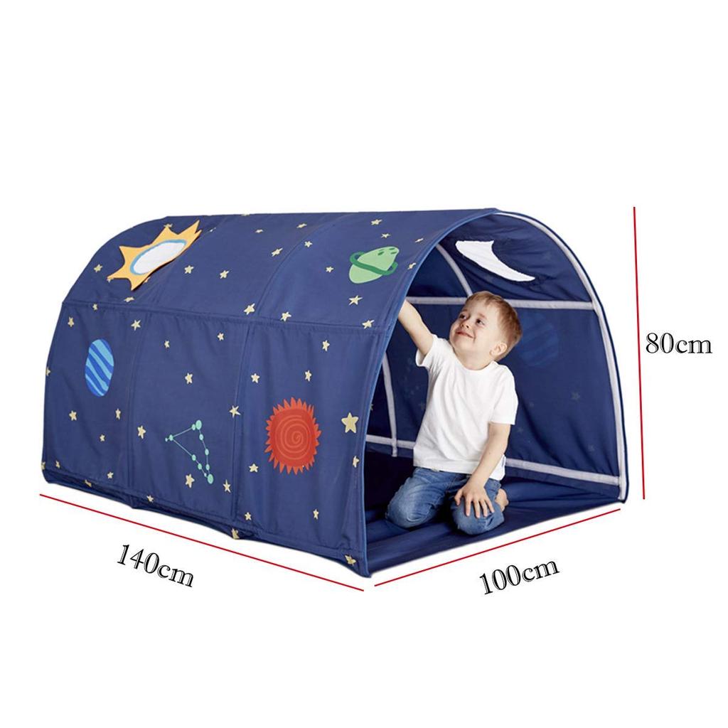 GZQIRUN Kids Bed Tent Bed Canopy Dream Kids Play Tent Playhouse Privacy Space Sleeping Indoor Toy Game House