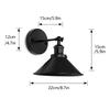 Industrial LED Wall Lamp Rechargeable Wall Sconce RGB Bulb For Living Room Bedroom Corridor Study Stairway Indoor Decor Light