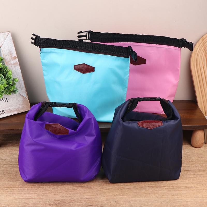 1Pc Thermal Insulated Aluminum Foil Rice Bag Portable Oxford Cloth Cooler Lunchbox Storage Bag Carry Picinic Food Handbag
