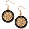 European & American Stylish Lion Head Enamel Necklace & Earrings Set for Women