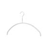 MAWA Economic 40 Hangers, Set of 20, White, Slim, Space-Saving, Non-Slip Coating, Round Hangers, Ideal for Knitwear, Shirts, and Blouses, 360 Rotatin