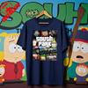 South Parks kleiner fetter Junge Cartman Süßes Cartoon Gedrucktes T-Shirt Shirt Humorvolle Streetwear Unisex Sommer Rundhals Kurzärmlig