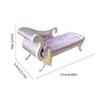 Modern Lounger Chair For DIY Miniature Scene Compatible With 1/12 Doll Furniture Collections