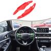 Red Gear Shift Paddles Paddle Shifters For Hyundai Elantra Sonata Genesis G70