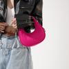 Chic Crescent Felt Shoulder Bag For Women Trendy 2023 Street Style Handbag