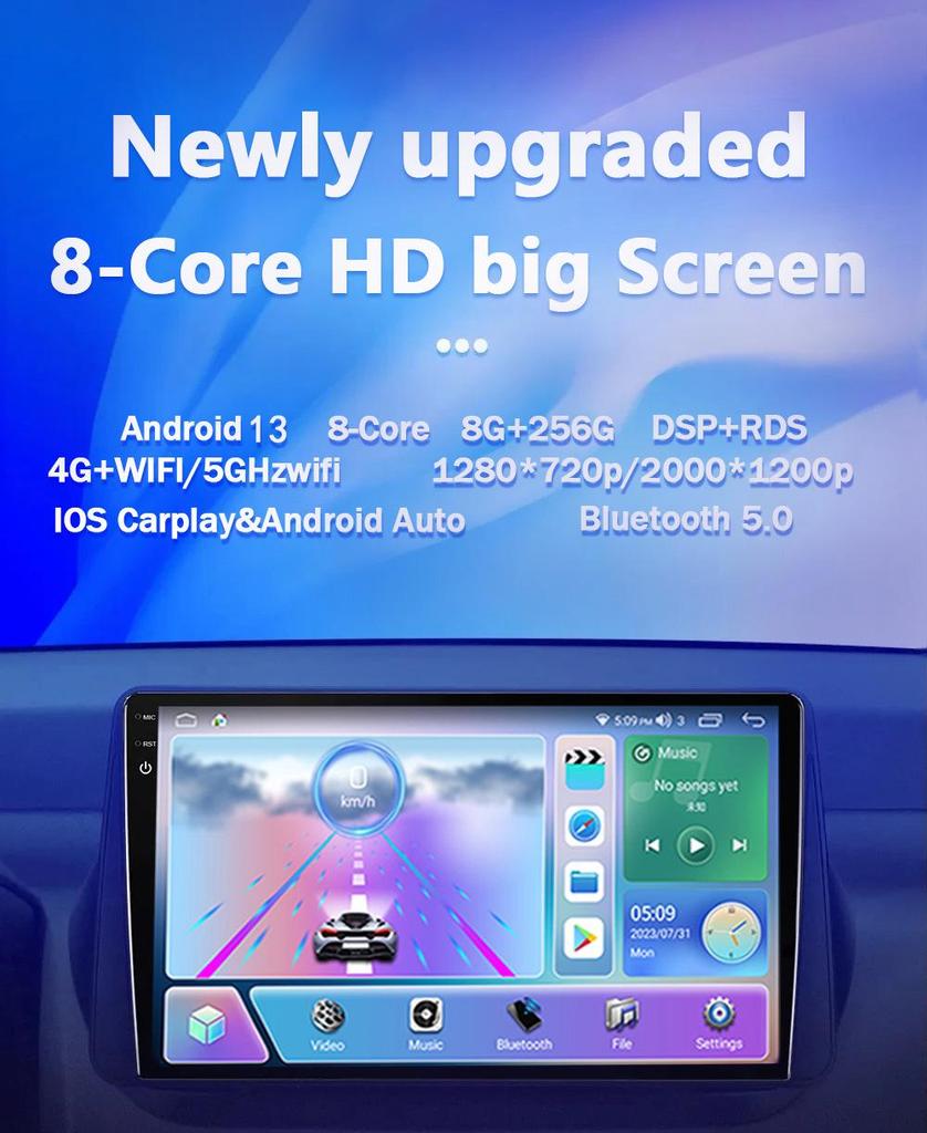 Peugeot 308S (2013-2017) Android GPS Navigation System with Large Screen