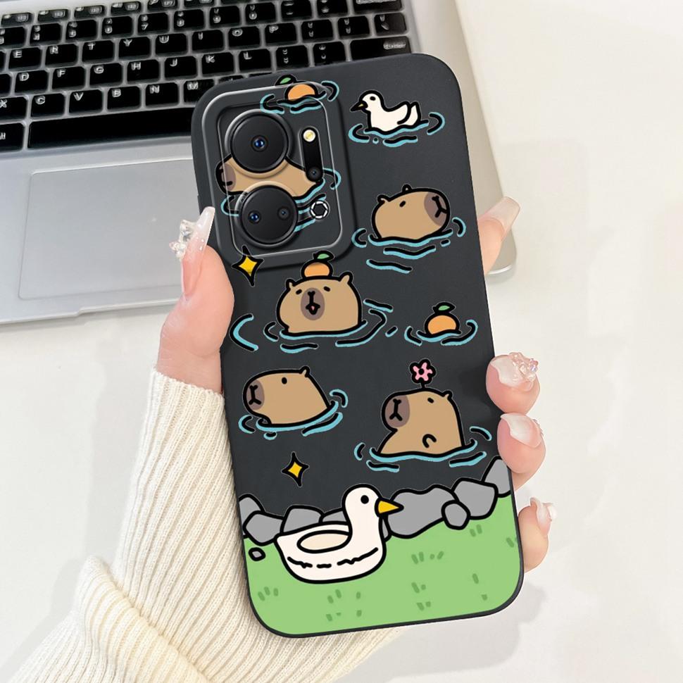 Luxury Painted Cover For Honor X7a 4G Case 2023 Silicone Soft Fundas Phone Case For Honor X7A X 7a HonorX7a Coque Capa