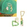 Brooch Pin Alloy Lapel Badge Hat Clip Stylish Breastpin Clothing Accessories for Religious Event and Fashion Enthusiasts