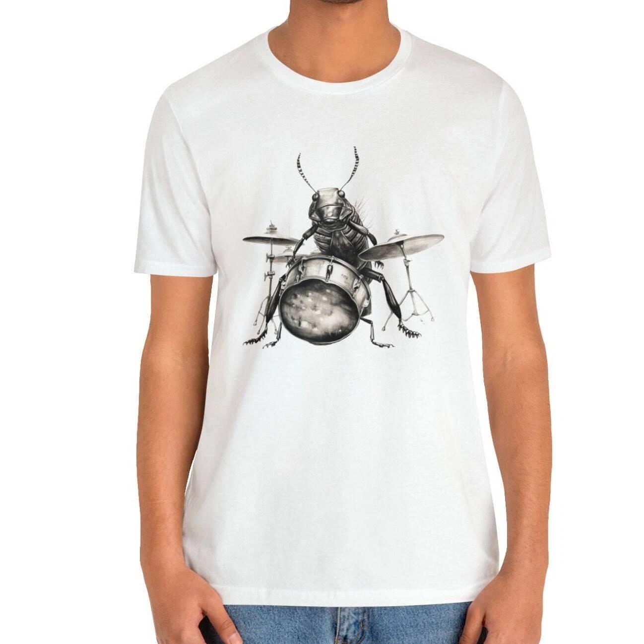 Cockroach Playing Drums Shirt L